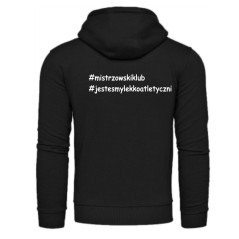 Bluza typu KANGURKA bawełniana z kapturem_unisex_CZARNA